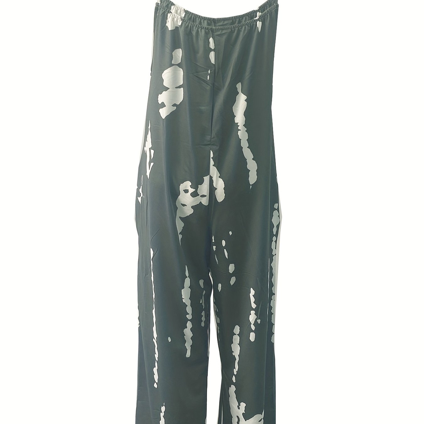 Tie Dye Wide Leg Cami Jumpsuit Boho Sleeveless Jumpsuit