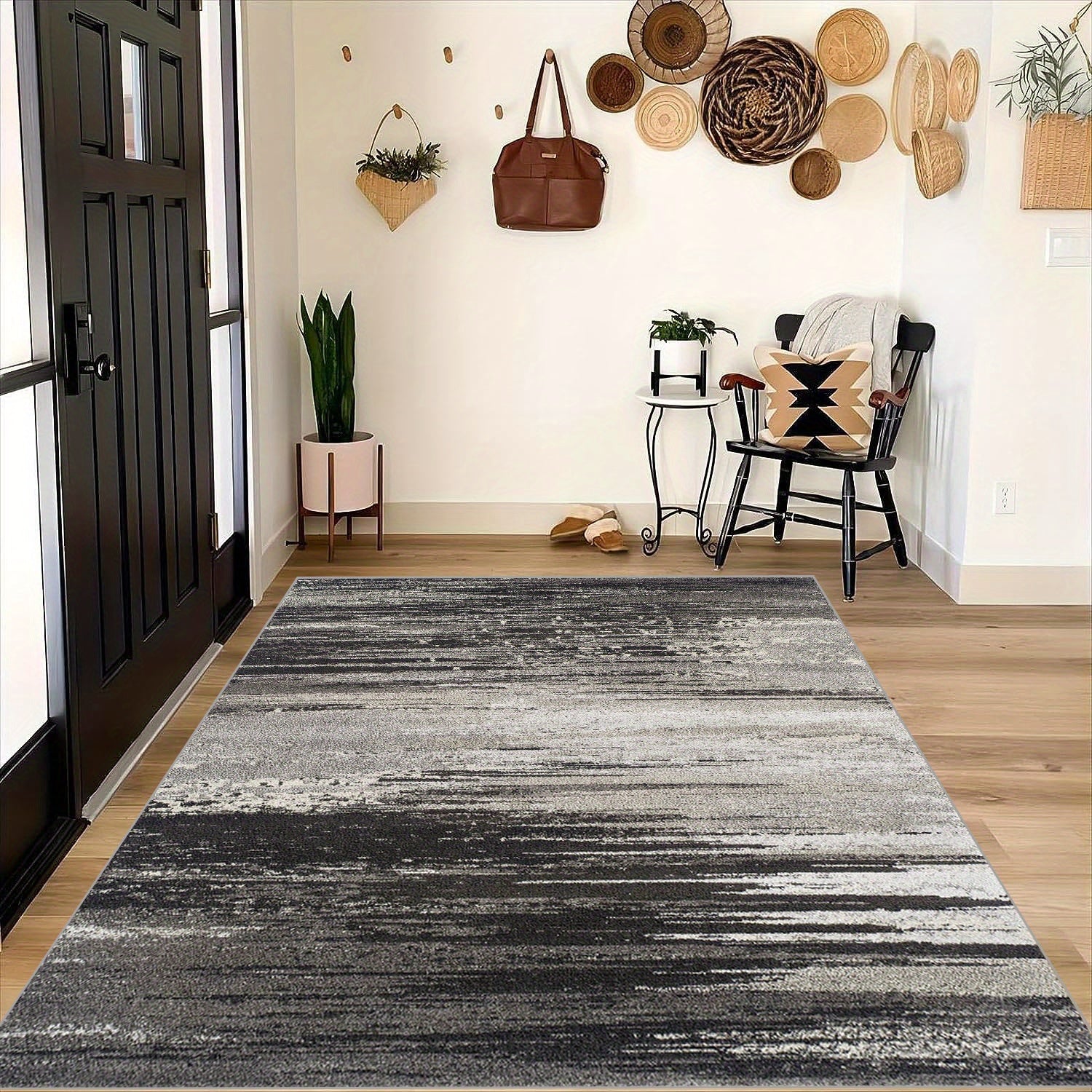 Soft Faux Sheepskin Floor Mat Anti-Skid Throw Rug