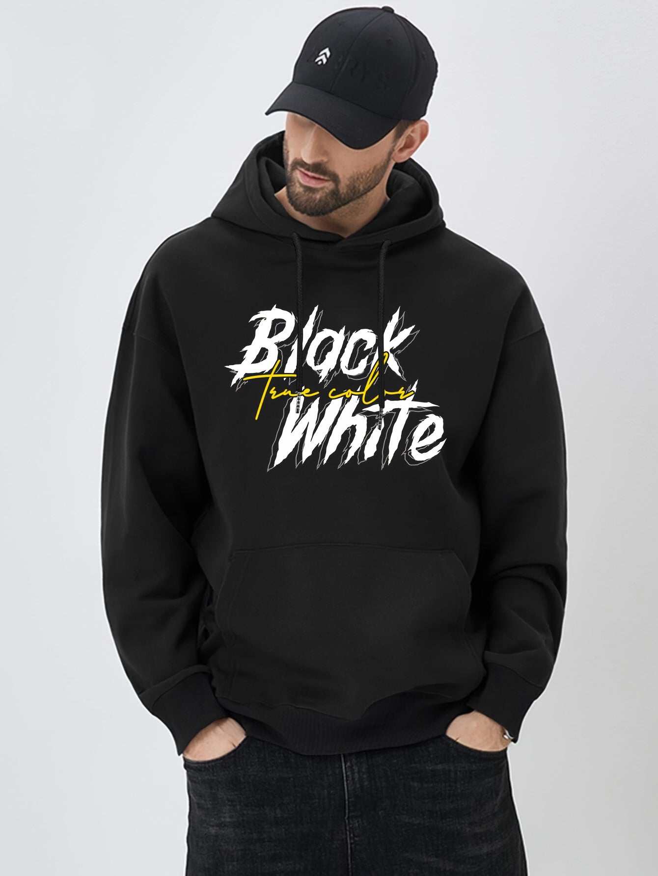 Men's Graphic Print Hoodie Pullover Sweatshirt