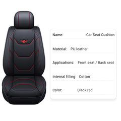 PU Car Seat Cover Vehicle Seat Cushion Full Wrapping Edge Seat Protector