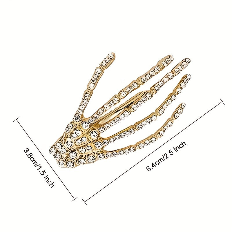 Halloween Skeleton Claw Hair Clip Party Women Girls Halloween Holiday Decor