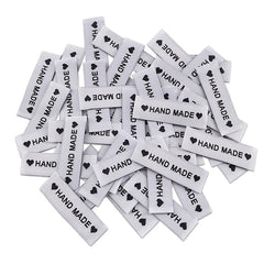 30pcs Personalized With Love Woven Sewing Labels for Clothing Garment
