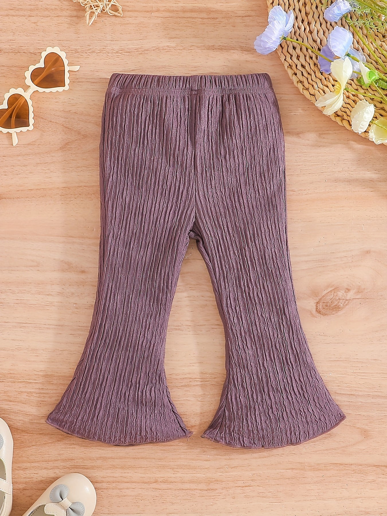 Toddler Baby Girls Flared Pants 3pcs Set