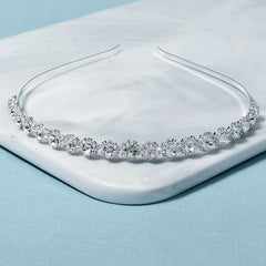 Crystal Rhinestone Silvery Hairband Headband Princess Tiara