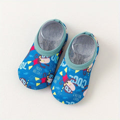 Animal Print Non Slip Floor Socks for Baby Boys and Girls