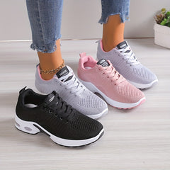 Mesh Breathable Air Cushion Bottom Sports Shoes Lightweight Travel Shoes Women's