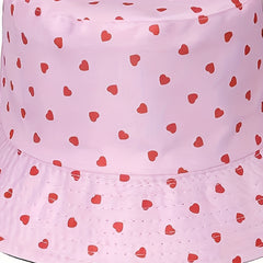 Pink Love Pattern Sunshade Bucket Hat Unisex