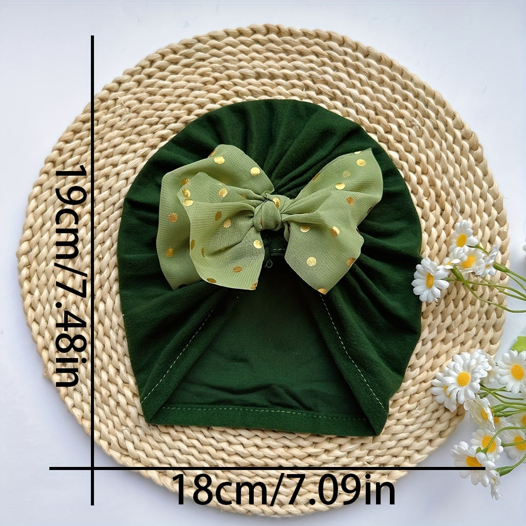 Soft Baby Headband Bowtie Hat for Newborns