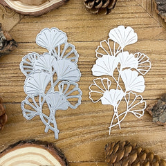 Ginkgo Biloba Flowers Metal Cutting Dies for Scrapbooking
