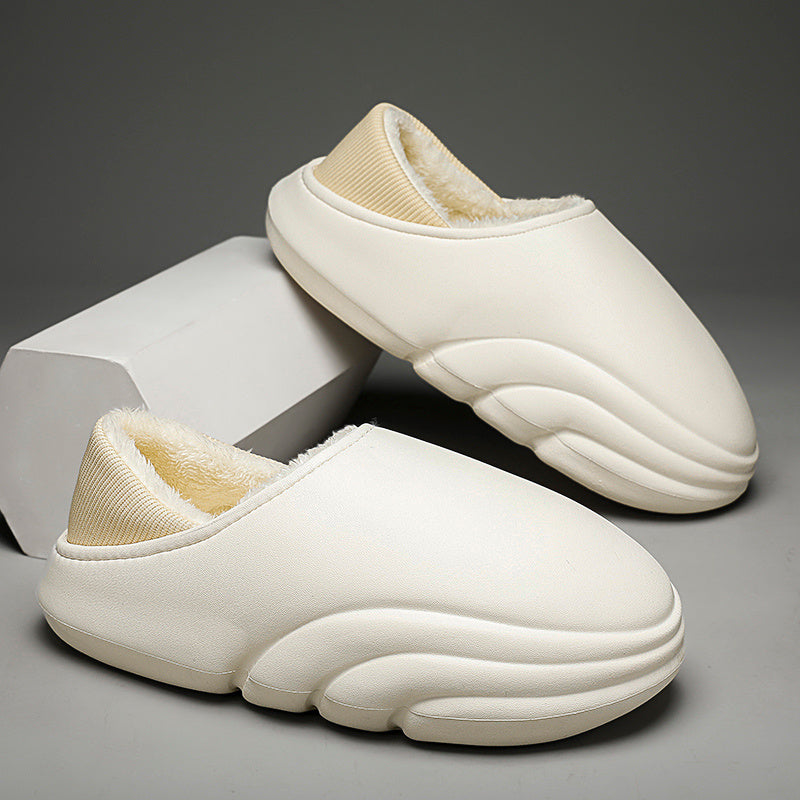 Men's Thickened Warm Cotton Home Slippers
