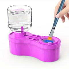 Paint Brush Cleaner Watercolor Brush Rinser With Drain Cleaner Rinse Cup