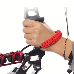 Adjustable Archery Bow Wrist Sling Braided Cord Rope Strap