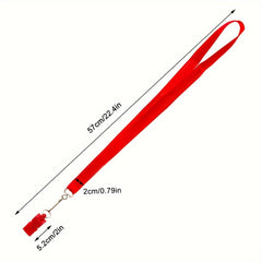 1pc Red Whistle for Sports Cheering and Training Outdoor Survival