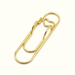 10pcs Metal Love Pen Clip Portable Functional Bookmark