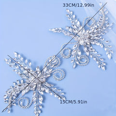 Rhinestone Headband Bridal Flower Headwear Wedding Hair Accessories Jewelry