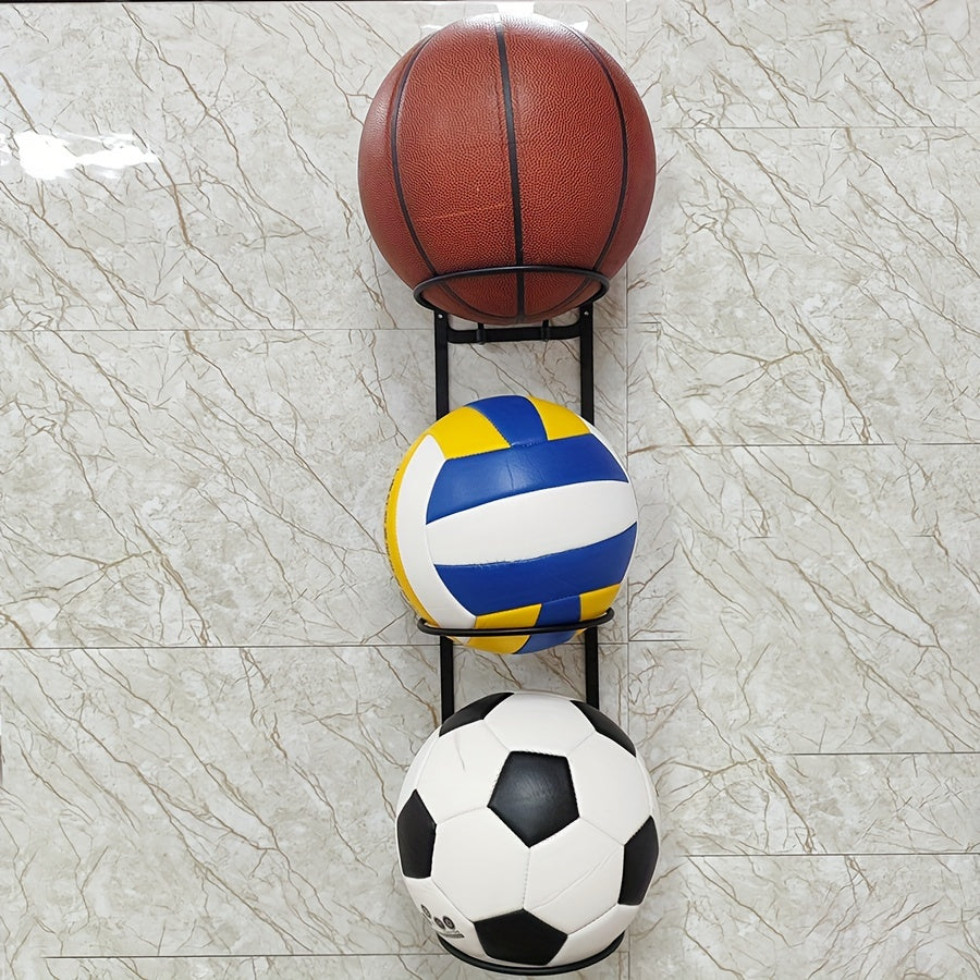 Wall Mounted Removable Rugby Storage Rack