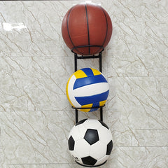 Wall Mounted Removable Rugby Storage Rack