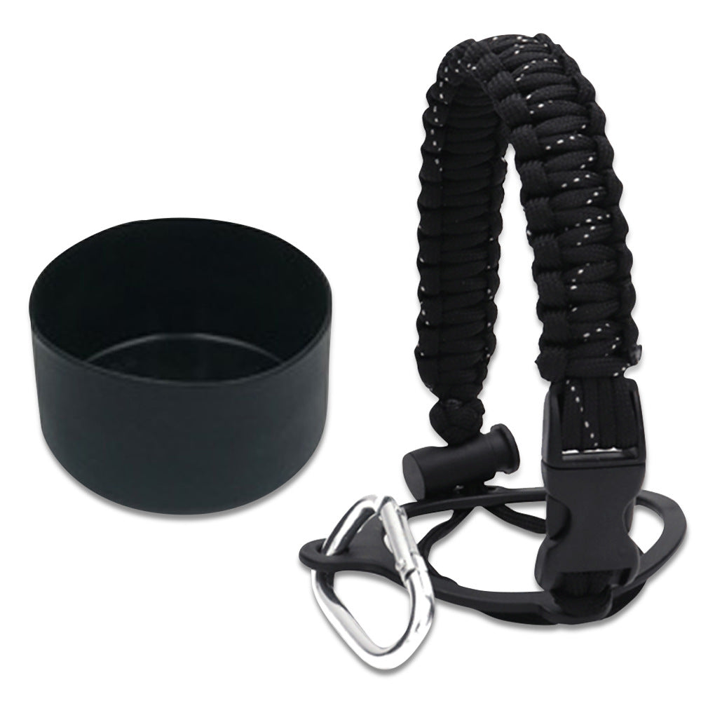 Rayon Crochet Cup Rope Wide Mouth Bottle Set for Sports - Fits 12-40oz