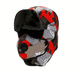 Winter Fishing Hat with Face and Ear Protection