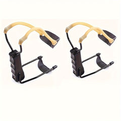 2pcs Powerful Slingshot With Wrist Support Camping Slingshot