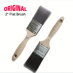 1pc Flat Paint Brush For Walls 5.08cm Easy to Clean Soft Filament