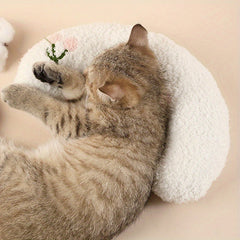 Soft U-Shaped Pillow for Cats, Dog Sleeping Mat, Neck Protection