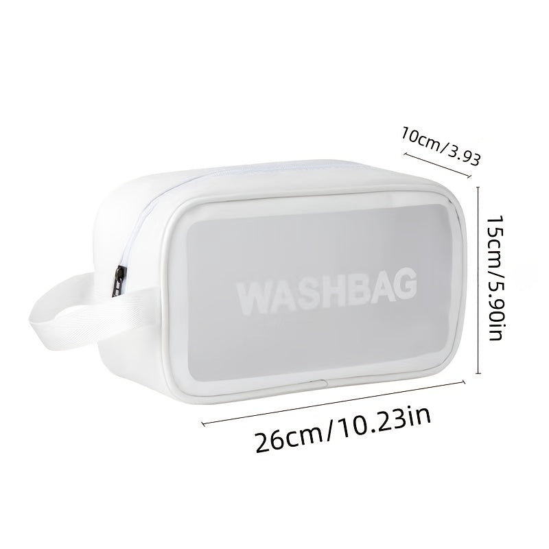 Waterproof Toiletry Bag with Handle Large Capacity Makeup Organizer