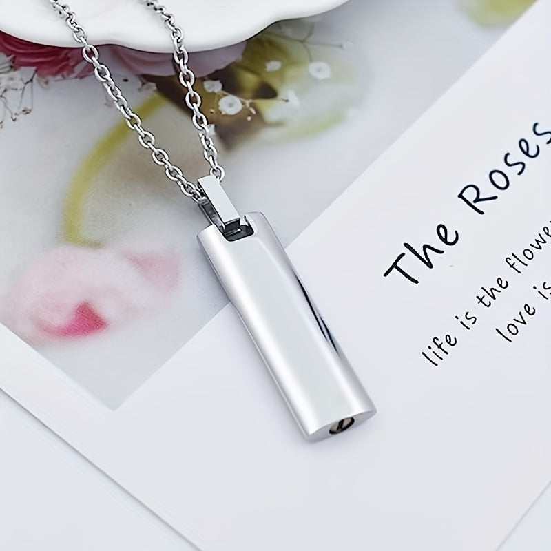 Paw Print Cremation Jewelry Necklace For Pet Ashes