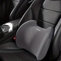 Universal Memory Foam Car Headrest Waist Support Pillow Gray