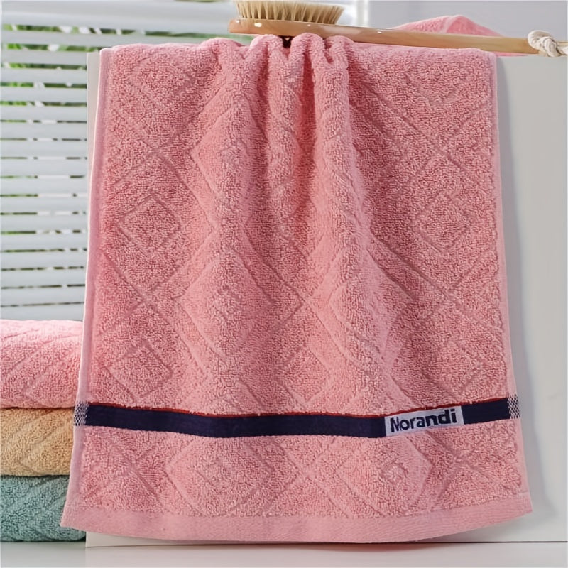 Plain Cotton Hand Towel Soft Skin-friendly Face Towel for Home Bathroom