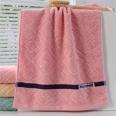 Plain Cotton Hand Towel Soft Skin-friendly Face Towel for Home Bathroom