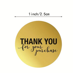 500pcs Thank You Stickers Seal Labels for Package Stationery