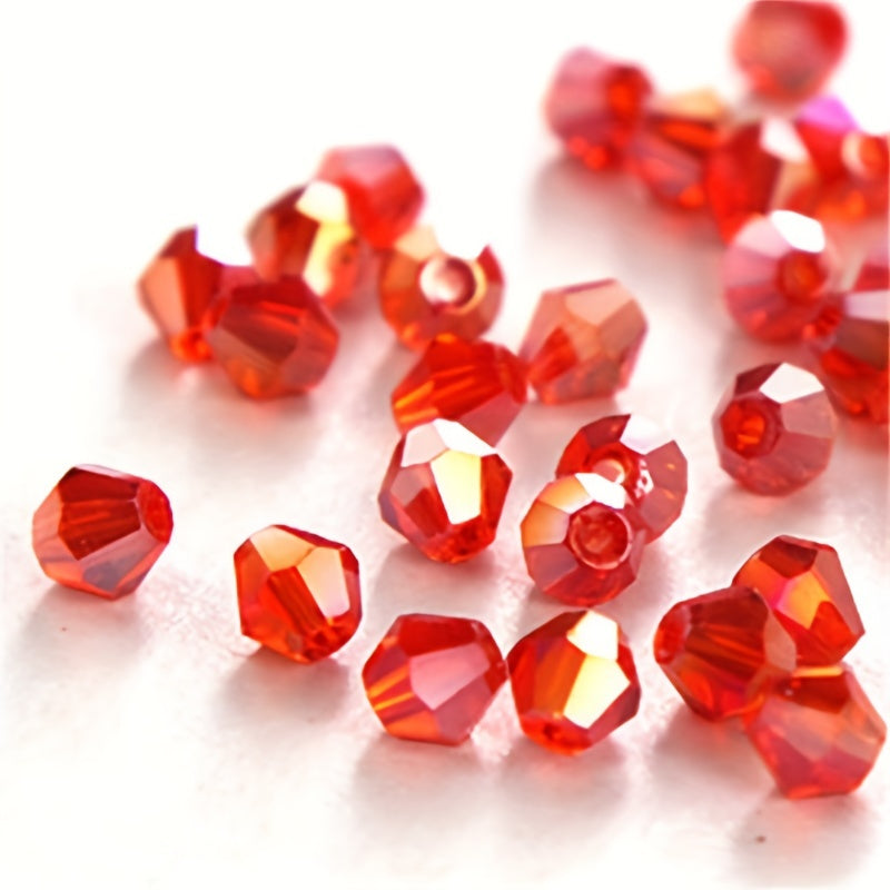 4mm Rhombus Crystal Loose Beads for DIY Jewelry Necklace Bracelet