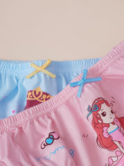 5pcs Girls Princess Cotton Brief Underwears