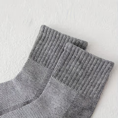 3 Pairs Solid Crew Sports Socks for Women