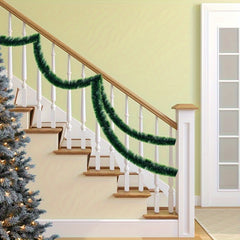 1pc Christmas Wreath Non Luminous Green Holiday Decoration