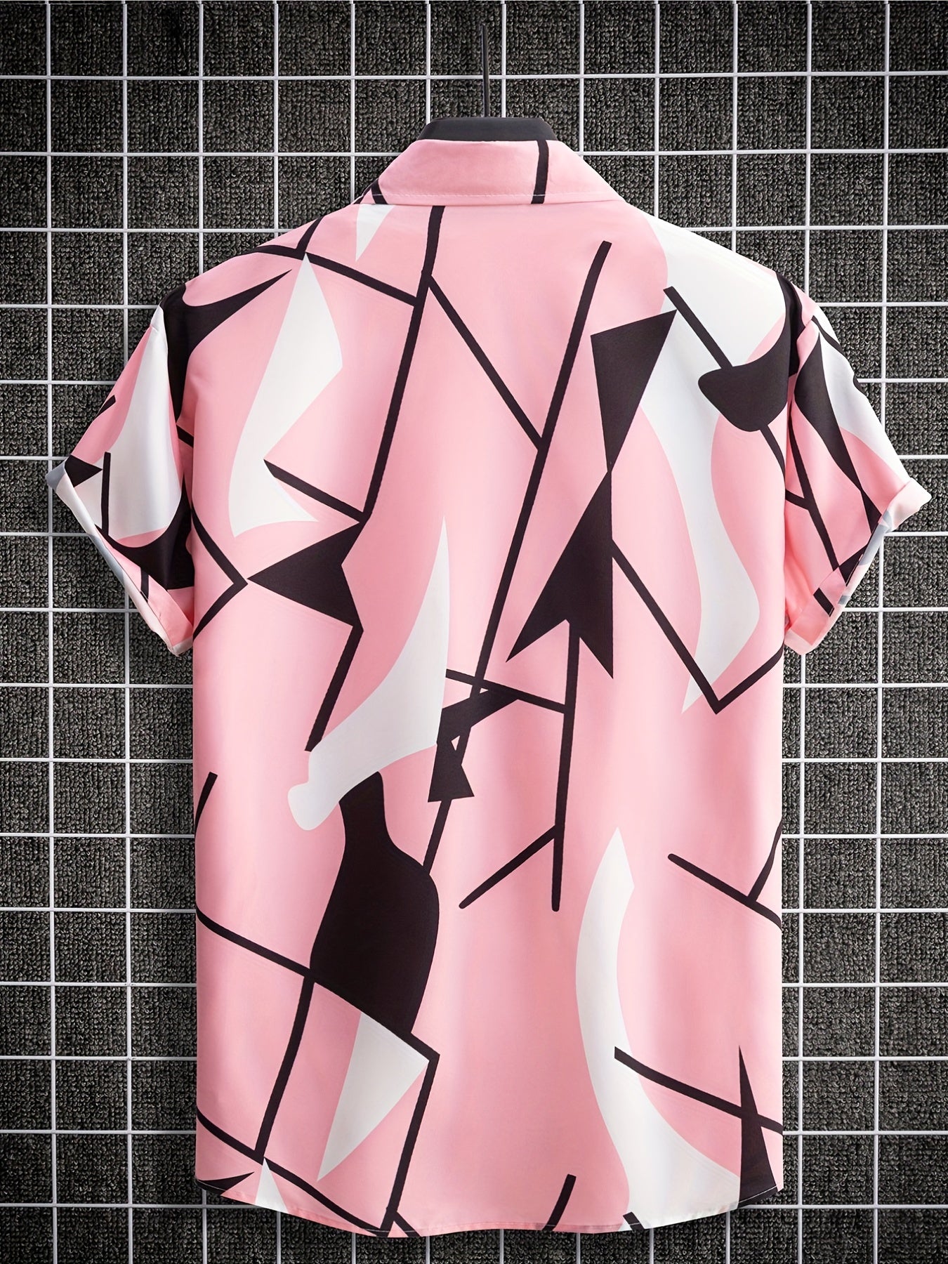 Men's Digital Printed Resort Button Up Shirt