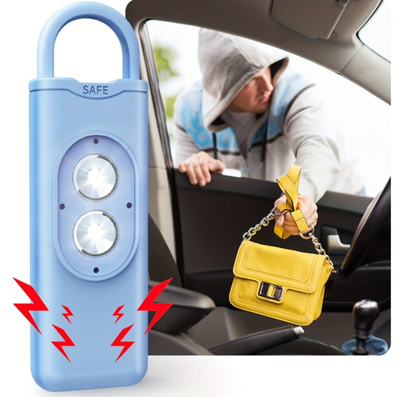 Safety Alarm & Strobe Lights 130dB Hand Whistle Gift