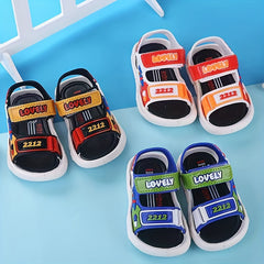 JIAGEYA Cartoon Open Toe Sandals for Baby Boys Lightweight Anti Slip Sandals