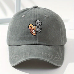 Men's Printed Baseball Cap Sunshade Breathable Peaked Cap