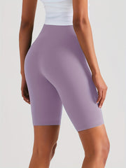 Breathable Yoga Seamless Shorts High Waist Tummy Control Running Shorts