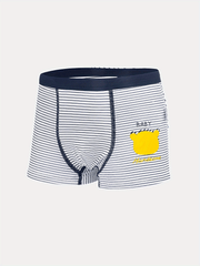 3pcs Boy's Boxer Briefs Elastic Waist Shorts Comfy Soft Underwear Kids Clothes