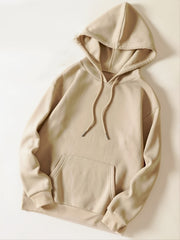 Butterfly Print Drawstring Hoodie Women's Pullover Sweatshirt