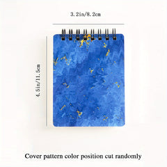 Small Line Circle Notepad Top & Side Flip Two Styles