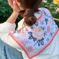 Double Sided Sunproof Printed Shawl Air Condition Room Neck Protection