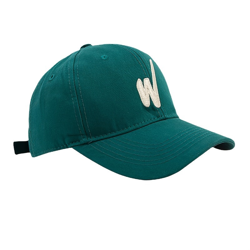 3D Embroidery Baseball Cap Solid Cotton Couple Dad Hats Adjustable