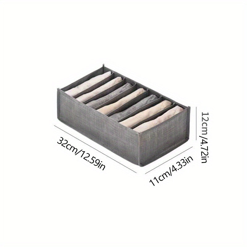Wardrobe Clothes Organizer With Handle Clothes Separation Storage Box