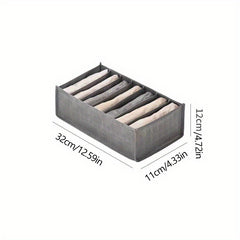 Wardrobe Clothes Organizer With Handle Clothes Separation Storage Box