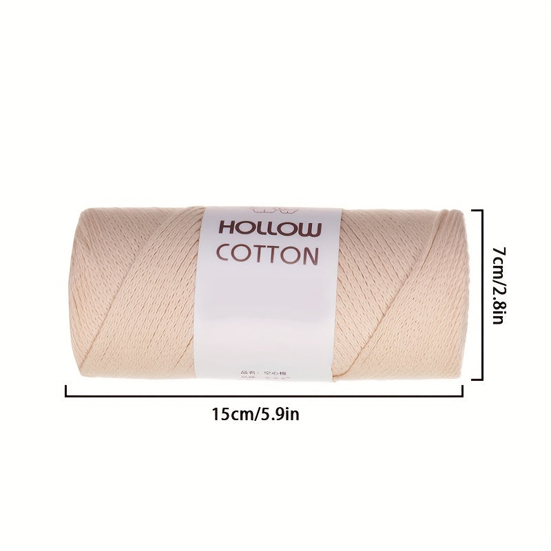 2mm Hollow Cotton Thread Crocheting Knitting Bag Hat Strand Yarn 150g