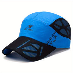 Quick Drying Baseball Cap Unisex Sports Dad Hat Adjustable Fishing Sun Hats